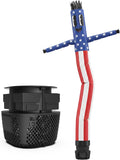 Puligoth 7 FT Inflatable Tube Man with Blower: Patriotic Inflatable Dancing Man for July 4th Yard Decor,