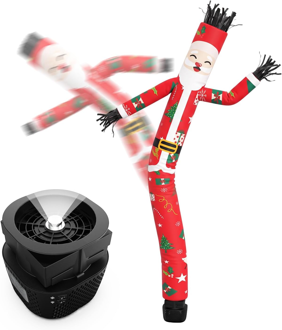 Puligoth 7 FT Christmas Inflatable Tube Dancing Man with Blower & Light / Waving Dancing Man for Christmas