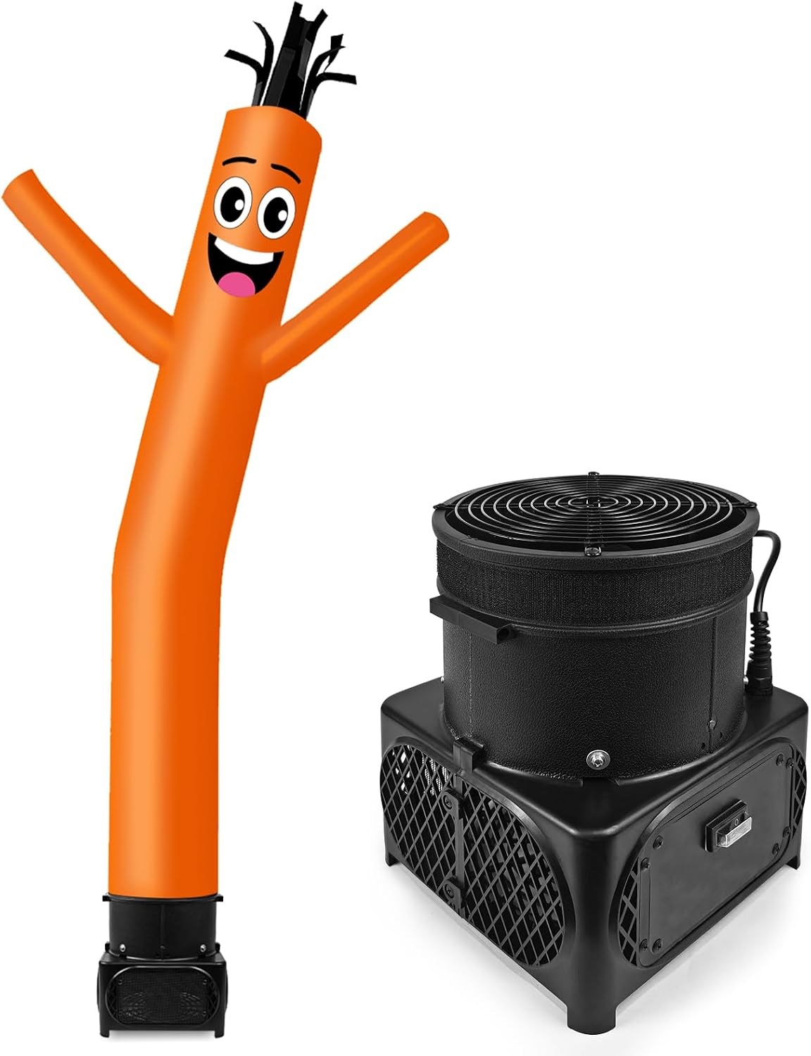 GOODENY 7FT Tall Inflatable Tube Man Wacky Wavy Dancing Guy with Weather-Resistant Blower (9''Diameter) for