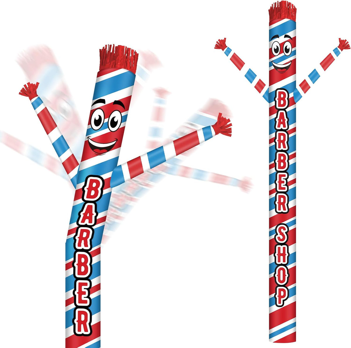 Sotiff Barber Shop Inflatable Tube Man 20 Ft, Barber Shop Waving Inflatable Tube Guy, Giant Wacky Dancing
